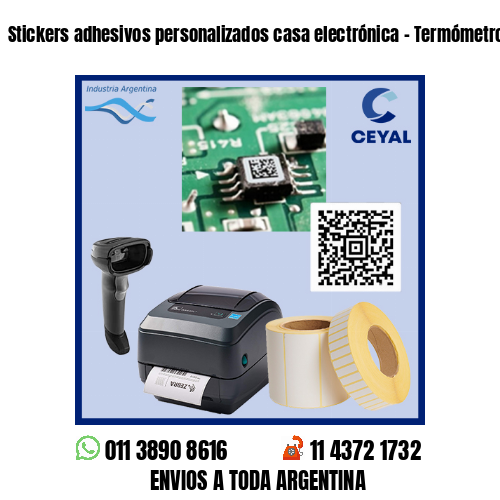 Stickers adhesivos personalizados casa electrónica – Termómetros
