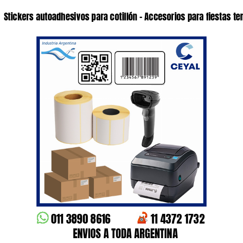 Stickers autoadhesivos para cotillón – Accesorios para fiestas temáticas