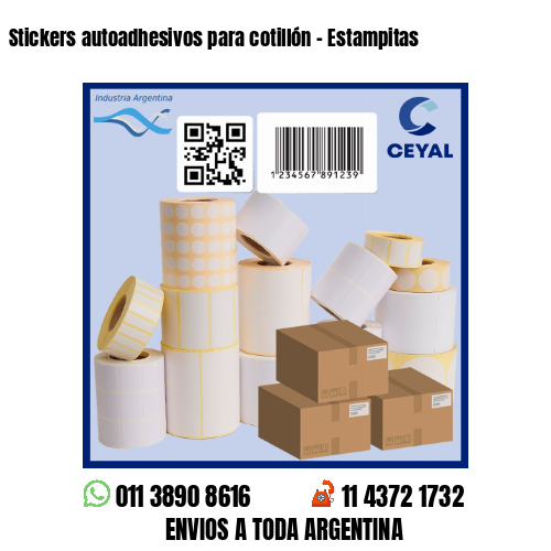 Stickers autoadhesivos para cotillón – Estampitas