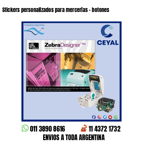 Stickers personalizados para mercerías – botones