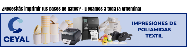 ¿Necesitás imprimir tus bases de datos? - Llegamos a toda la Argentina!