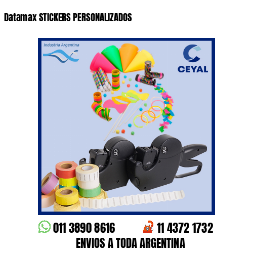 Datamax STICKERS PERSONALIZADOS