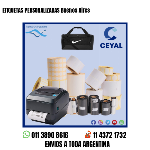 ETIQUETAS PERSONALIZADAS Buenos Aires