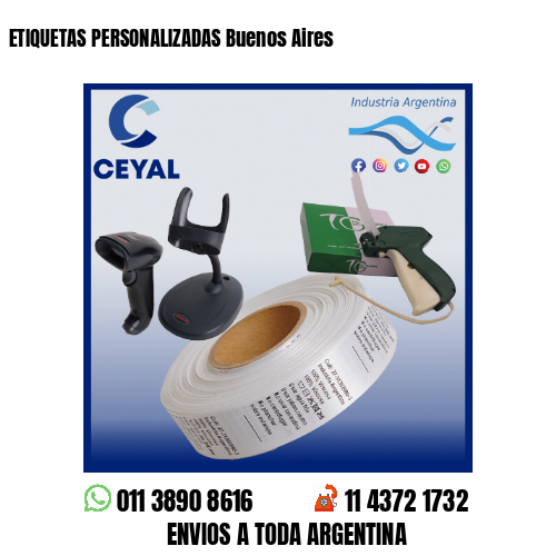 ETIQUETAS PERSONALIZADAS Buenos Aires