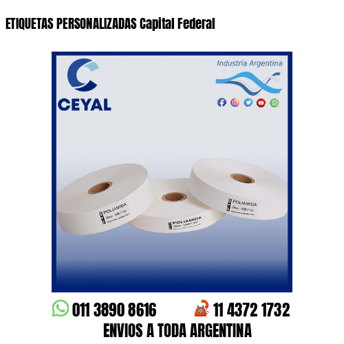 ETIQUETAS PERSONALIZADAS Capital Federal