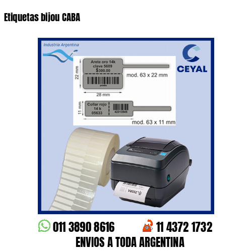 Etiquetas bijou CABA