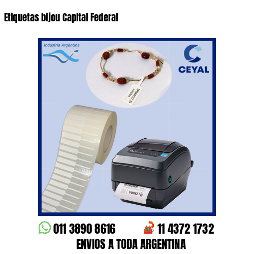 Etiquetas bijou Capital Federal