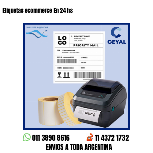 Etiquetas ecommerce En 24 hs