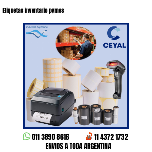 Etiquetas inventario pymes