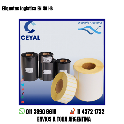 Etiquetas logistica EN 48 HS