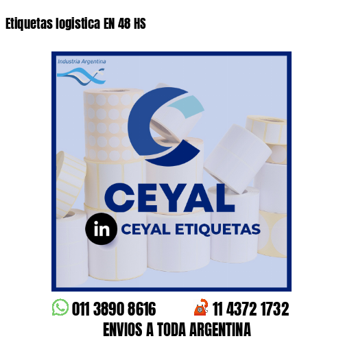 Etiquetas logistica EN 48 HS 
