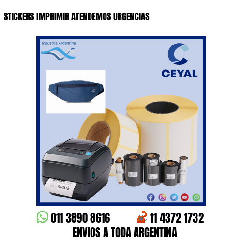 STICKERS IMPRIMIR ATENDEMOS URGENCIAS