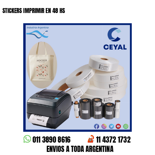 STICKERS IMPRIMIR EN 48 HS