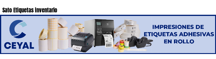 Sato Etiquetas inventario