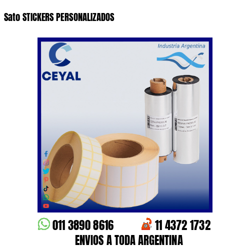 Sato STICKERS PERSONALIZADOS