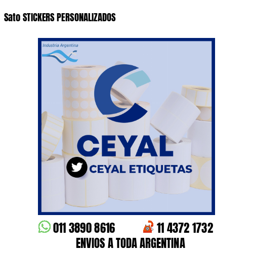 Sato STICKERS PERSONALIZADOS