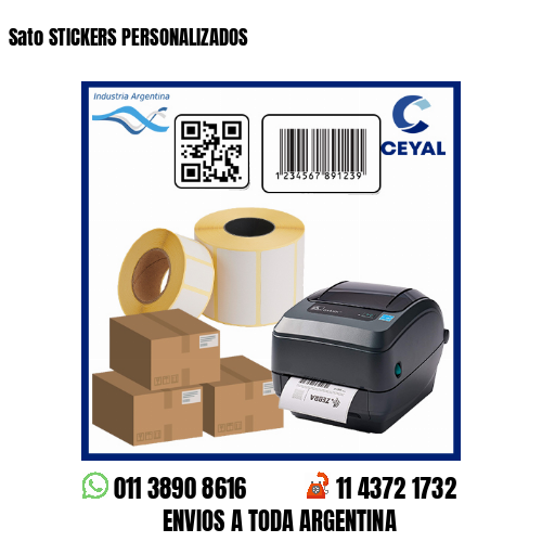 Sato STICKERS PERSONALIZADOS