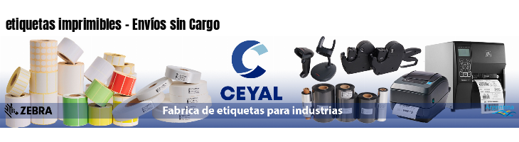 etiquetas imprimibles - Envíos sin Cargo