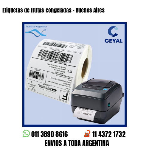 Etiquetas de frutas congeladas – Buenos Aires