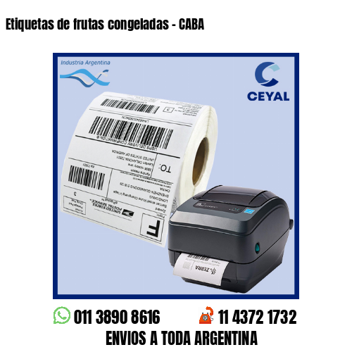 Etiquetas de frutas congeladas – CABA