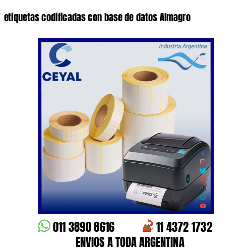 etiquetas codificadas con base de datos Almagro