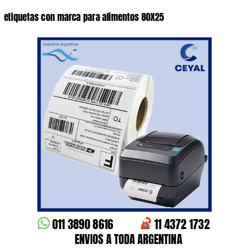 etiquetas con marca para alimentos 80X25