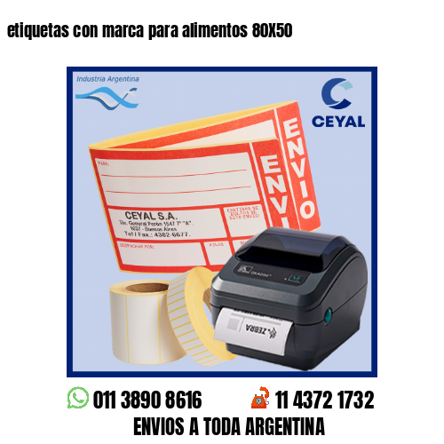 etiquetas con marca para alimentos 80X50