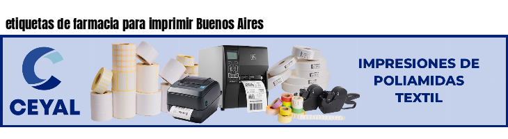 etiquetas de farmacia para imprimir Buenos Aires