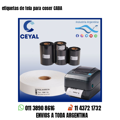 etiquetas de tela para coser CABA