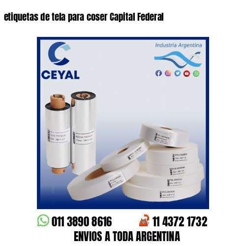 etiquetas de tela para coser Capital Federal