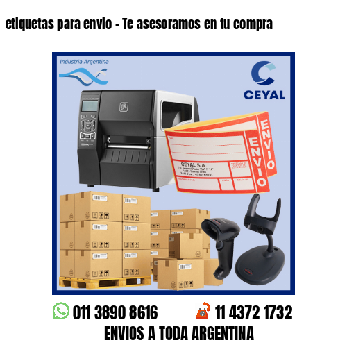 etiquetas para envio – Te asesoramos en tu compra