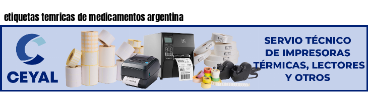 etiquetas temricas de medicamentos argentina