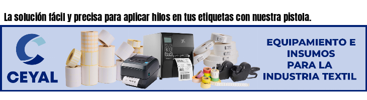 La solución fácil y precisa para aplicar hilos en tus etiquetas con nuestra pistola.