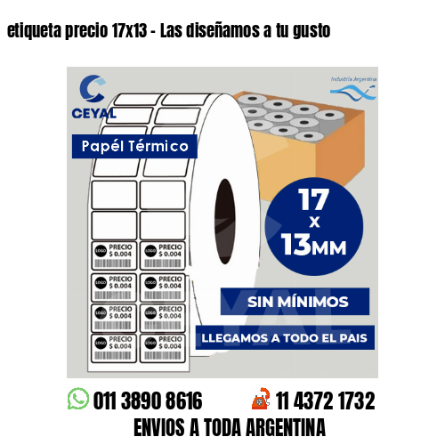 etiqueta precio 17×13 – Las diseñamos a tu gusto