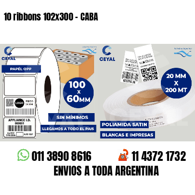 10 ribbons 102x300 - CABA