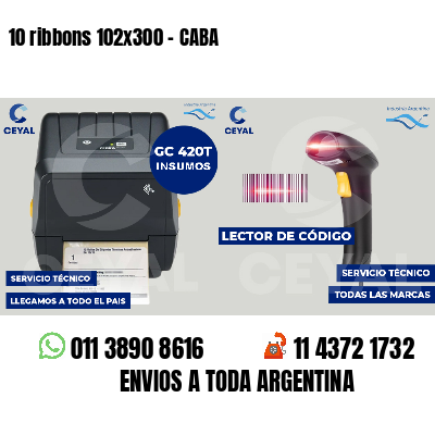 10 ribbons 102x300 - CABA