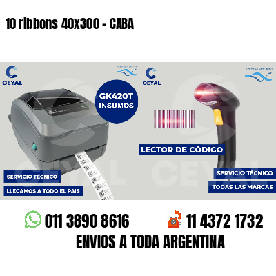 10 ribbons 40x300 - CABA