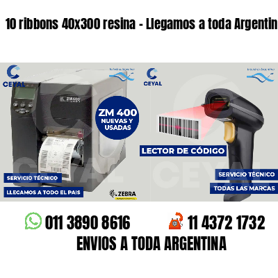 10 ribbons 40x300 resina - Llegamos a toda Argentina