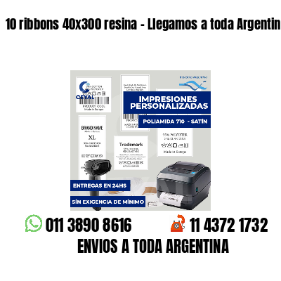 10 ribbons 40x300 resina - Llegamos a toda Argentina