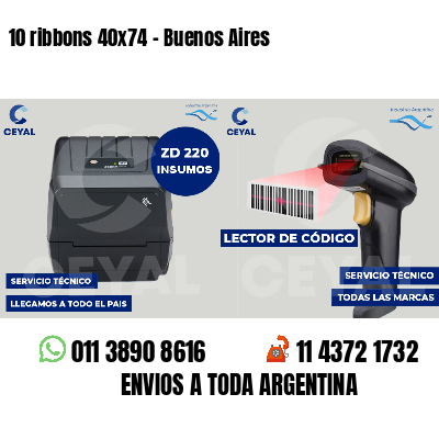 10 ribbons 40x74 - Buenos Aires