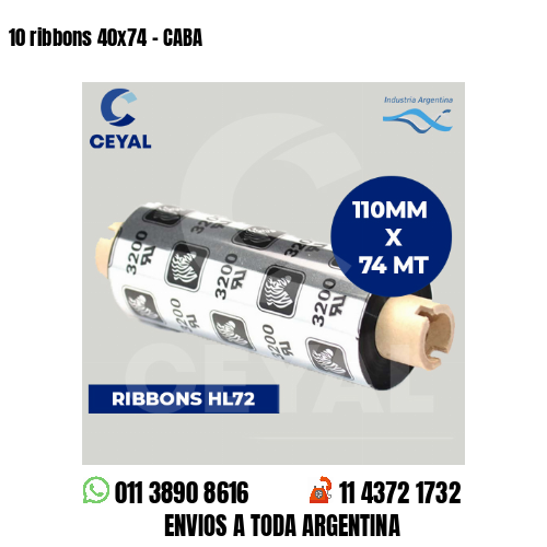 10 ribbons 40×74 – CABA
