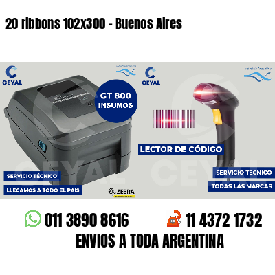 20 ribbons 102x300 - Buenos Aires