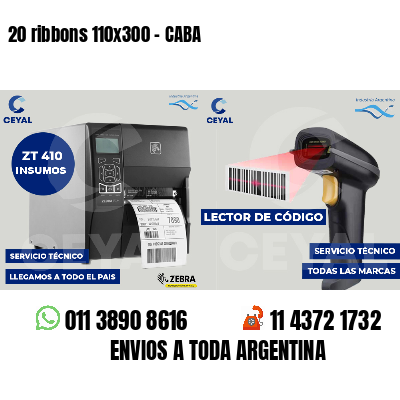 20 ribbons 110x300 - CABA