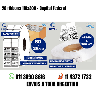 20 ribbons 110x300 - Capital Federal
