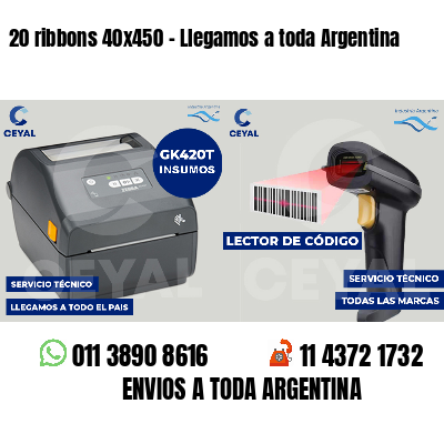 20 ribbons 40x450 - Llegamos a toda Argentina