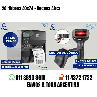 20 ribbons 40x74 - Buenos Aires