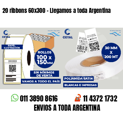 20 ribbons 60x300 - Llegamos a toda Argentina