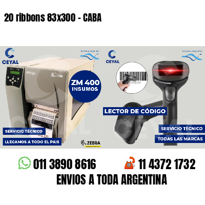 20 ribbons 83x300 - CABA