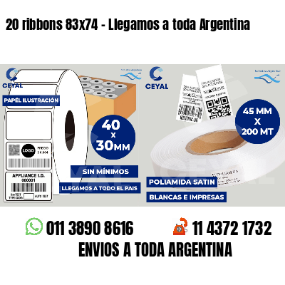 20 ribbons 83x74 - Llegamos a toda Argentina