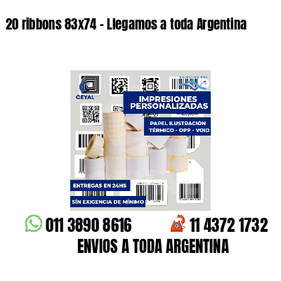20 ribbons 83x74 - Llegamos a toda Argentina